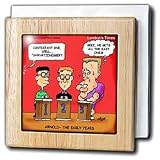 Review 3dRose LLC  / Arnold, The Early Years - 6 Inch Tile Napkin Holder