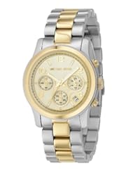 Michael Kors Womens MK5137 Two-Tone Runway Watch