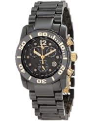 Swiss Legend Womens 10128-BKBD-GA Commander Chronograph Black Dial Watch