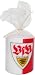 Offizielles Lizenzprodukt
NEU�
1 Windlicht VfB Stuttgart
�
Paraffinkerze mit eingearbeiteter 
Serviette. In Folie verpackt.�
Durchmesser ca. 10,5 cm,�
11,8 cm hoch.
Ideal f�r Zuhause oder die 
Party im Garten.