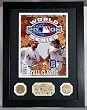 St. Louis Cardinals vs. Detroit Tigers Framed 2006 World Series Program with Bronze Coins