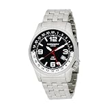 Torgoen Swiss Mens T05203 Dual-Time Zone Stain