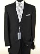 ~New 2009 Collection~new Napoli Italian 2 Button Men Suits Virgin Wool 140s~highest Quality~best Fit~ JET Black
