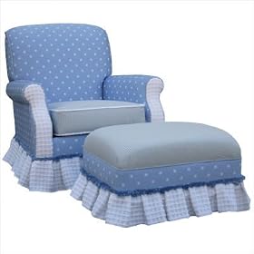 Angel Song 201021102 Adult Club Glider Rocker in Blueberry