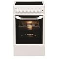 Beko CM 58101 Freistehendes Herdset / A / 47 Liter / Kochfeld / Restw�rmeanzeigen / Hei�luft mit Ringheizk�rper  / Herdfarbe: wei�
