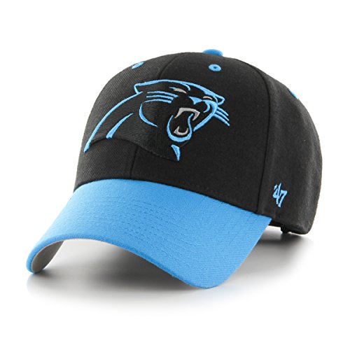 NFL Carolina Panthers Audible Two Tone MVP Hat, One Size, Black