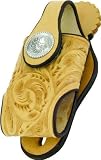 Abetta Floral Tooled Saddle Cell Phone Holder