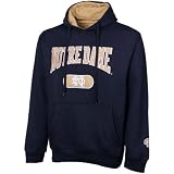 NCAA Notre Dame Fighting Irish Mens Varsity Popover Hoodie - Navy Blue