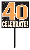 Creative Converting Plastic Celebrate, 14 Inches, 40 Yard Sign