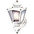 Heath Zenith SL-4150-WH 150-Degree Motion-Activated Charleston Coach Decorative Lantern, White