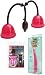 Doc Johnson Breast Pump and Pussy Pump and Waterproof Pink Pocket Rocket Sex Toy Kit - 3 Pack