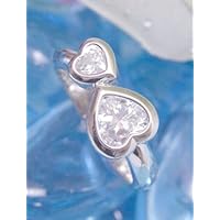 (ビジューフォーユー) bijoux4u CZリング 13.5号 ハートモチーフ　　 J10429-13.5 [インポート]