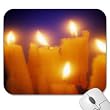 Mousepad - 9.25" x 7.75" Designer Mouse Pads - Candle/Candles (MPCAN-009)