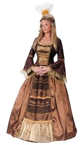 FunWorld Baroness Diamond Collection, Brown/Gold, 8-10 Medium Costume
