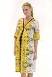 Kimono Styled Border Print Dress.