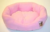 WILMA dog cushion - dog bed pink 18'' -cord style- #5027S