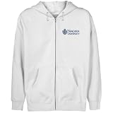 NCAA Niagara Purple Eagles Youth White Logo Applique Full Zip Hoody