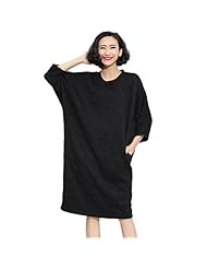 Round Neck Spring Fall Winter Polka Dot Print  Dress