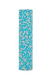 kaarskoker Coral 4-Inch-by-7/8-Inch Paper Candle Covers, Set of 2, Turquoise-and-Gray