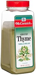 McCormick Thyme, Ground, 11-Ounce Plastic Bottle (Pack of 2)