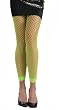 Green Neon Fishnet Leggings - Adult Std.