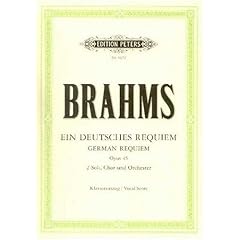 Ein deutsches Requiem op. 45: Klavierauszug