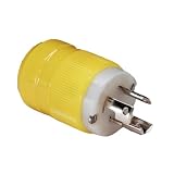 Marinco 4721CR Marine Electrical Plug (15-Amp Locking, 125-Volt, Male)