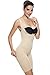 KHAYA Women's Shapewear Bodysuit Open Bust Waist Control Body Shaper Nude L