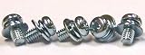 M4 X 20W9 SEMS Machine Screw / Phillips / Pan Hd / Double Washer (Flat / Split) / Steel / Zinc / 2,000 Pc. Carton