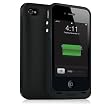 Mophie Juice Pack Plus Case and Rechargeable Battery for iPhone 4 Retail Packaging (Black)