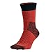 Nike Unisex Skate Crew 2.0 Sock Cinnabar/Black/Black LG (Men's Shoe 8-12, Women's Shoe 10-13)