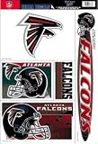 Set of (5) Team Window Clings: Atlanta Falcons