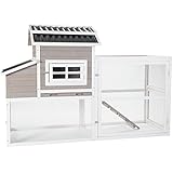  Homes for Pets Hen Haven Chicken Coop, Plastic/Wood: Pet Supplies