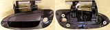 2002-2006 Nissan Datsun Altima Left Side Front Only Black Outside Door Handle Outer,w/key Hole, Hand replaces OEM 80607-8J009
