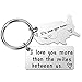 I Love You More Than The Miles Between Us Long Distance Boyfriend Gifts Relationship Keychains State Keychain