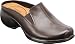 Rockport Women's Gabon Mules,Fondente Burnished Waterproof Leather,7 W