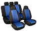 On Sale....univerisal Car Seat Cover Fb102 Blue/black 115