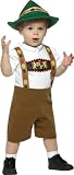 Baby Infant Lederhosen Boy Costume (Size: 12-24M)