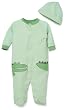 Little Me Alligator Layette Green, Newborn