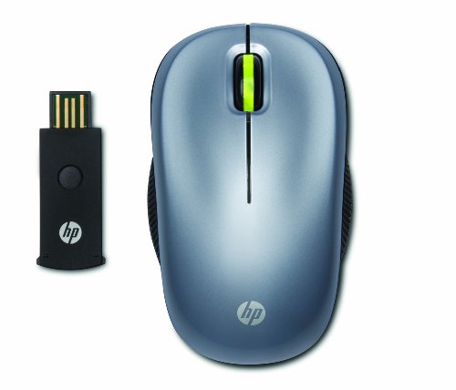 HP 27MHz Wireless Optical Mouse - Silver