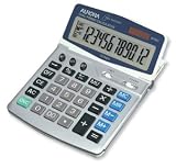Review Aurora  / Aurora Calculator Euro Desktop Battery/Solar-power 12 Digit 4 Key Memory 165x228x32mm Ref DT401