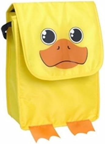 Children's Animal Reusable and Insulated Duck Lunch Bag Picnic Snack Sack