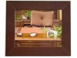 Mocha Leather 8 x 10 Photo Frame - Double Stitched Style 