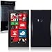 Nokia Lumia 920 TPU Gel Skin Case / Cover - Smoke Black