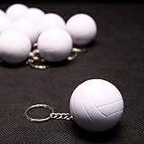 Foam Volleyball Keychains : package of 12