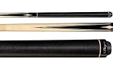Players Sneaky Pete Pool Cue with Back-End Loaded Solid Black Irish Linen Wrap (S-PSPW)