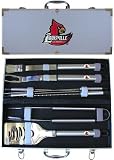 NCAA Louisville Cardinals 8pc. BBQ Set w/Case