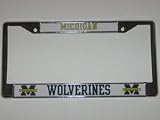 MICHIGAN WOLVERINES Durable Metal License Plate Frame