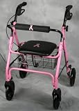 Medline Breast Cancer Awareness Pink Rollator