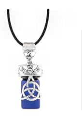 Celtic Trinity Knot & Claddagh Aromatherapy - Memorial Keepsake Bottle - Necklace